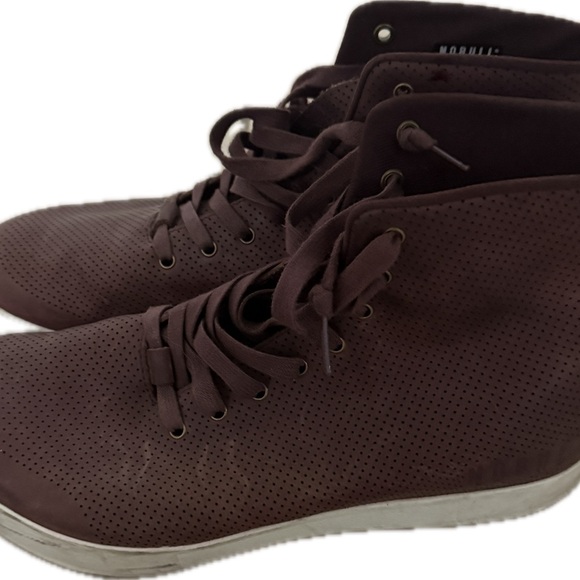 Nobull high tops leather burgundy maroon size 11 - Picture 3 of 7